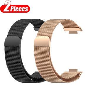 Milanese Loop Strap for Huawei Watch Fit 5pro/5/4/4pro Band Correa Metal Magnetic Bracelet for Huawei Watch fit3/2/1 Accessories