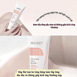 HANKEY 60g Kem Tẩy Lông Nhẹ Nhàng Tẩy Lông Không Kích Ứng Cánh Tay Chăm Sóc Nách Kem Tẩy Lông