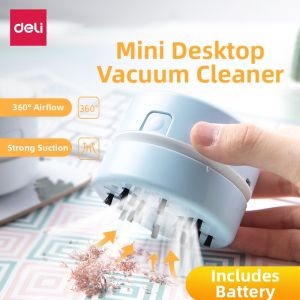 「China Plug」deli | Mini Portable Automatic Dust Collector for Desk