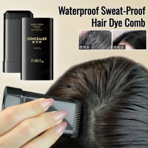Cover Gray Hair Dyeing Comb Black Hair Beauty Comb Dyeing Temporary Cover Gray Hair Dyeing Stick