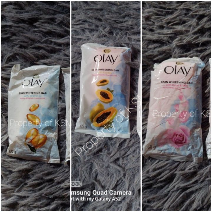 Original Olay Skin Whitening Soap w Papaya with Rose Milk w