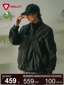 MOSEALAND Mens Cotton Jacket Spring Autumn Gold Label P Cotton Special Fluorine Three-Proof Multi-Pocket Harrington Jacket G9