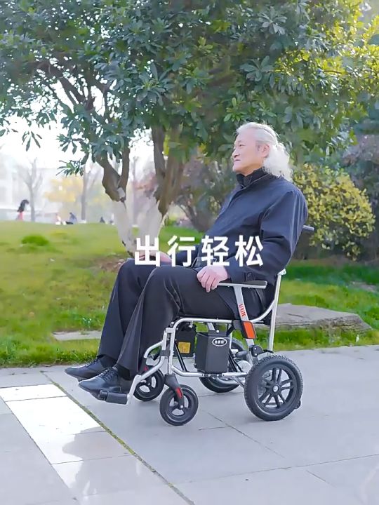 Xe Lăn Điện Xe Đẩy Cho Người Già Người Bệnh Người Khuyết Tật, Xe Lăn Điện U-Lite Gấp Gọn Mẫu Sang Trọng