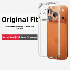 YUNMANFENG | Drop-resistant Full-body Clear Phone Case for iPhone 17 Pro and 17 Pro Max