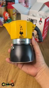 Bialetti รุ่น Brikka 2020 ต้มกาแฟ Moka Pot เสียงดำ ขนาด 2Cup สำหรับ 100%