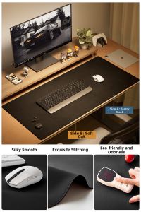 Luxurious Leather Gaming & Desk Pad Ultra Large