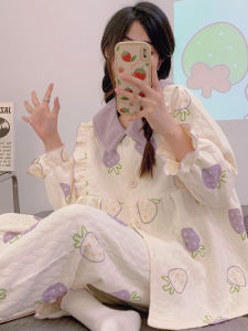 Bộ Đồ Ngủ Dài Tay Cho Bà Bầu Cỡ Lớn 200 Pound Mùa Thu Đông Cho Bà Bầu Sau Sinh Cho Bà Bầu Cho Bà Bầu Mặc Ở Nhà