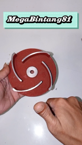 Kipas impeler impeller water pump alkon pompa sedot air irigasi sawah 3" 20mm