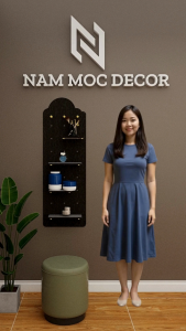 Tủ Trang Điểm Treo Tường Hình Mây 3 Trong 1 – Gương Soi Toàn Thân Tủ Mỹ Phẩm & Kệ Trang Trí – Thiết Kế Hiện Đại Tiết Kiệm Diện Tích