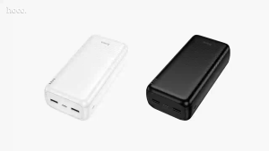 พาวเวอร์แบงค์ ชาร์จเร็ว ไฟ LED 4 ดวง HOCO A9 B9 E9 10000mAh/20000mAh/30000mAh ป้องกันกระเเสไฟส่วนเกิน