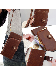 High-End Business Style Leather Flip Cover Phone Case for Vivo S19 pro Full Protection Shockproof Men Women Model S18