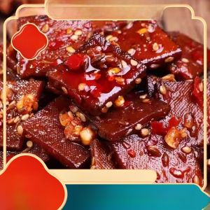 สินค้าพิเศษฮunan Plainjiang Spicy Handmade Tofu Snack จาก Bean Flavor ผงปรุงรสและสีสำหรับอาหาร