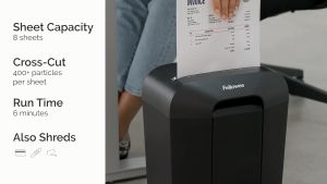 Fellowes Powershred LX45  Black