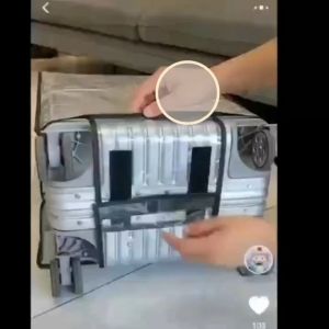 ถุงคลุมกระเป๋าเดินทาง PVC พลาสติก ผ้าหุ้ม คลุมกระเป๋าเดินทาง ที่คลุมกระเป๋าเดินทาง