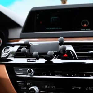 Kẹp điện thoại cửa gió ô tô 6 chấu Essager - The one Pro Chất liệu nhựa ABS chống trượt otofunmoclan