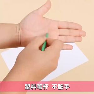 Triangle Plastic Crayons: A Non-Toxic Washable Coloring Set for Toddlers & Babies