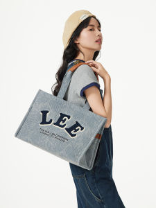 Lee | Túi Tote Denim Nữ Sức Chứa Lớn Phong Cách Casual