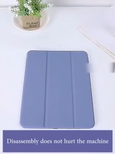 Slim Smart Protective Case Cover for iPad 9.7 Air1/2 Gen5/6 Pro11 10.2 Gen 7 8 9 Flexible Soft Silicone Shockproof Flip Casing Tri-fold Tablet Sleeve Auto Wake/Sleep with Pencil Holder Free DIY Stickers
