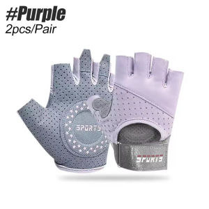 Mens and Womens Cycling Anti Slip Gloves Breathable and Wear-resistant Outdoor Sports Gloves Gym Exercise Wristband Covers