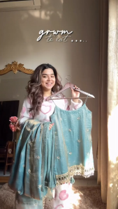 [PRE-ORDER 15 DAYS] READYMADE EMBROIDERED GEORGETTE PAKISTANI SHARARA PLAZZO SUIT {ETA:2026-12-31}