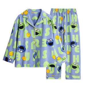 MiiOW | Cotton Long Sleeve Long Pants Cartoon Kids Sleepwear