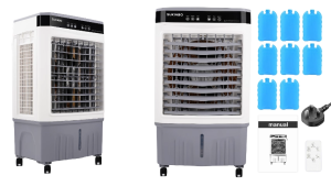 🔥In Stock🔥CHRIS🚀60L/40L/10L Air Cooler Remote Portable Movable Air Cooler Mobile Air Conditioner 220V Cooling Fan 冷风扇