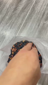 จำนวน 100 -500เม็ด/ซอง เมล็ดพันธุ์ถั่วปีเขียว ม่วง ถั่วพื้นบ้านภาคอีสาน ฝักใหญ่ หวาน กรอบ อร่อย