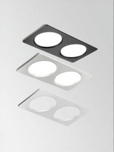 PNTU | Dual-Head Recessed LED Downlight Rectangular