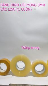 Nguyên cây 6 cuộn băng dính màu nâu đục các chủng loại