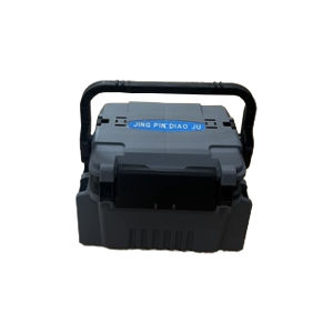 Multi-functional Fishing Gear Box 2 Sizes Hard Case Lure Gear Box Seated for Pole Lure Cup Holder