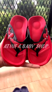 Sandal Jepit Karet Anak Laki 1 2 4 3 5 6 7 8 9 10 Tahun Karakter Spderman Kekinian FUHAHA TJ-226