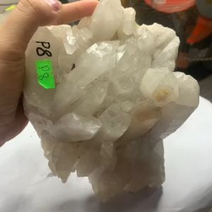 chùm thạch anh pha lê trắng tự nhiên nguyên sinh đá Việt P8