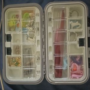Transparent Divided Organizer Box
