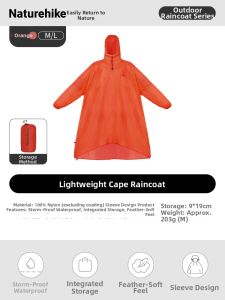 NatureHike | Lightweight Rain Jacket Waterproof