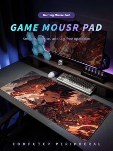 KALLDUN | Large Gaming Anime Theme Thick Edged Mouse Pad