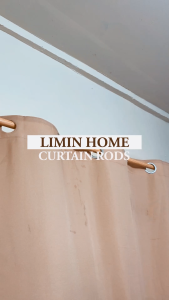 LIMIN Silver/Gold Curtain Rod | Adjustable | 1/2 & 3/4 & 1 Inch | Curtains Rod Set Kurtina Pole Extendable