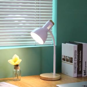 Nordic Desk lamp Learning Adjustable Study bedroom desk lamp Pink black white Modern Design Table Lamp Small Night Lamp