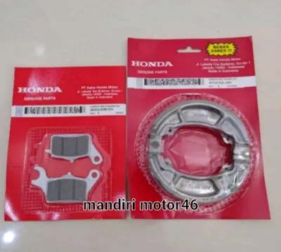 Kampas Rem Depan & Belakang Honda Vario Beat Spacy Scoopy KVB KZL