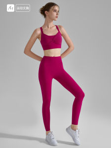 Kinked mesh yoga vest for women new summer product double shoulder straps sports bra cross-back design shockproof fitness bra