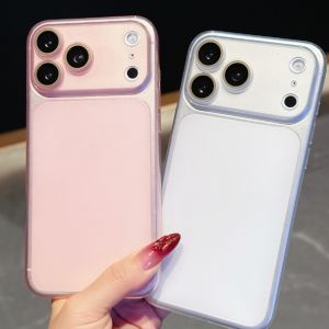 Ultra Thin Frosted TPU Soft Case For iPhone Air 17 16 15 14 13 12 11 Pro Max Plus Camera Lens Film Protection Matte Armor Cover