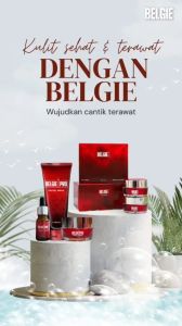 PAKET SERANGKAI BELGIEPRO FACIAL WASH+NIGHT CREAM+SERUM