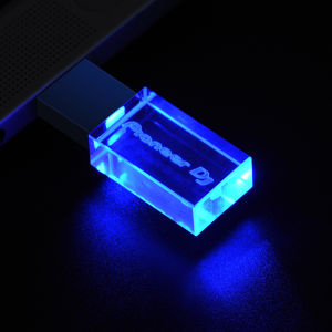 Jaster | Colorful LED USB Flash Drive 128GB High Speed Writing Reading Memory Stick Light Pioneer DJ Premium Pendrive 64GB 32GB 16GB 8GB