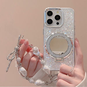 for Honor 90 200 70 50 Lite Smart X7C X9C X6A X8A X9A Magic 6 pro X9B X8B X7B Phone Case Mirror Holder  Luxury