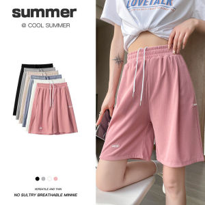 Luoke กางเกงกีฬาขาสั้นผู้หญิงเอวสูง Anti Light กางเกงโยคะ Professional รองเท้าวิ่งแฟชั่นการฝึกอบรมฟิตเนสกางเกงบาสเกตบอล