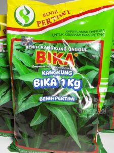 Benih Kangkung Bika 1 Kg Pertiwi Unggul Bibit Hidroponik Hydroponik Biji Kilogram Organik Daun Lebar Sempit