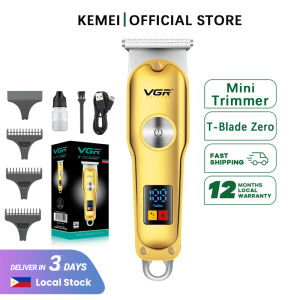 Kemei V-290 Hair Clipper Rechargeable Hair Cutting Machine Wireless Hair Trimmer Electric Haircut Digital Display Clipper For Men