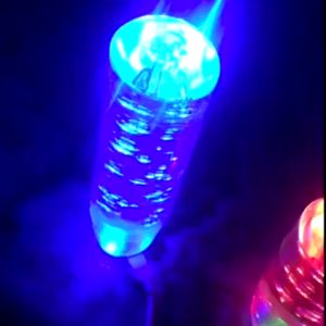 40CM Crystal Bubble Style Shift Knob Universal Manual Car Gear With LED Colorful Shifter Lever