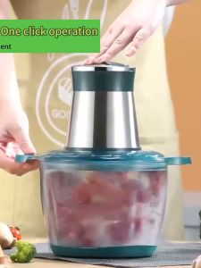 3L Multifunctional Stainless Steel Meat Grinder Household Food Processor Electric Food Supplement Machine Stuffing Machine絞肉機-COD