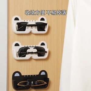 ชั้นวางแวงตากันแดด มีกาวในตัว ที่ไม่ต้องเจาะผนัง ลายแมวน่ารัก