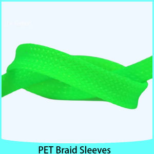 Versatile Insulation for Cables: Green PET Braid Sleeves & High Density Insulated Snake Skin Cable Wrap Sheath
